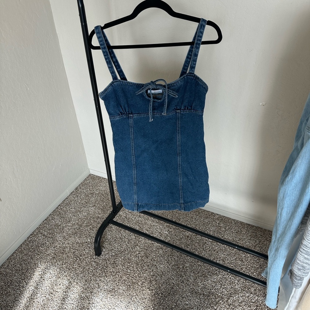 Urban Outfitters Blue Denim Dress